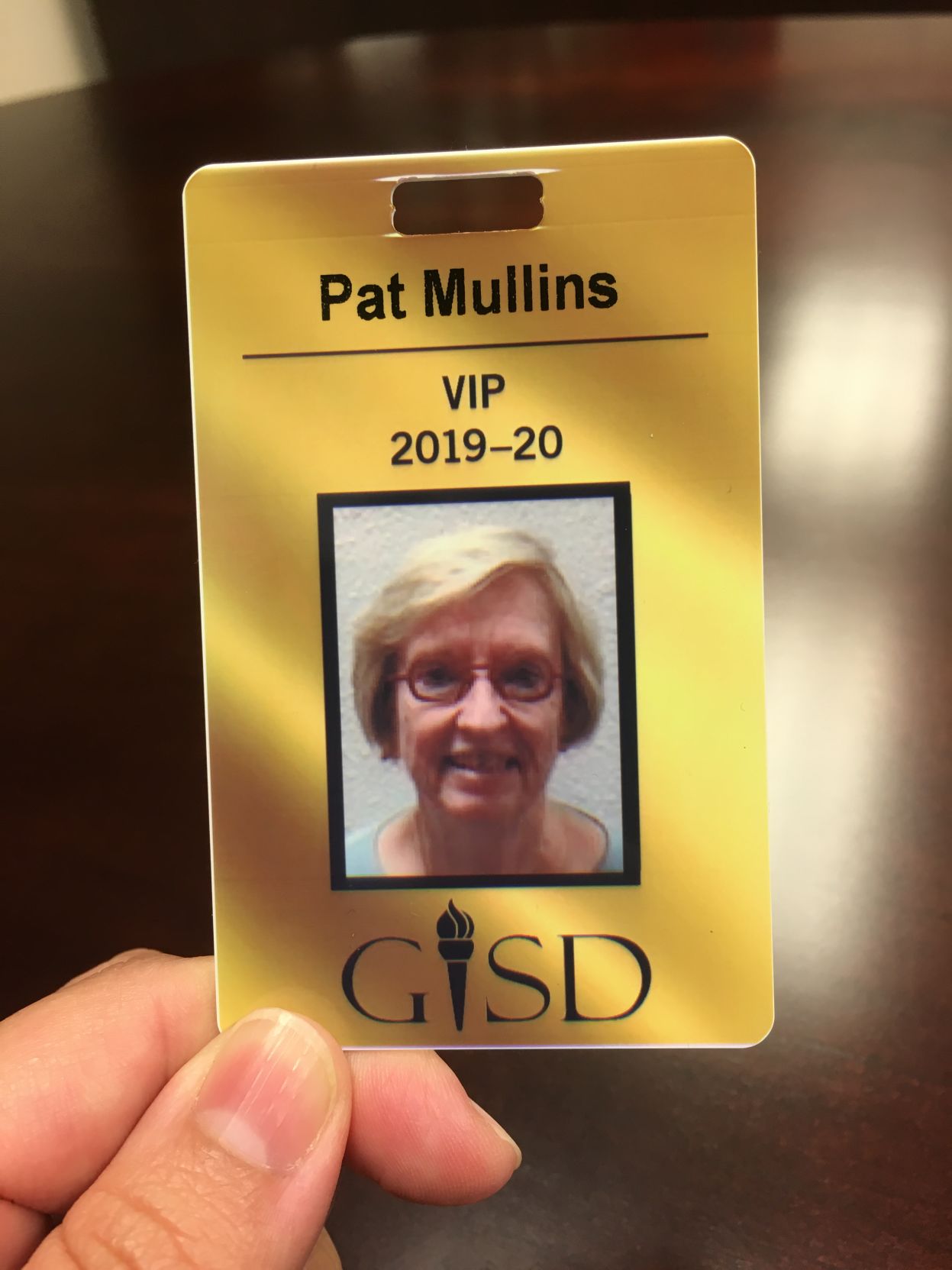 Senior citizen pass allows free access to school events